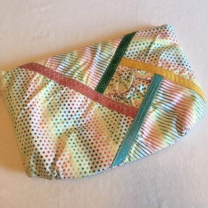 Vintage Palizzio Rainbow Stripe / Polka Dot Purse